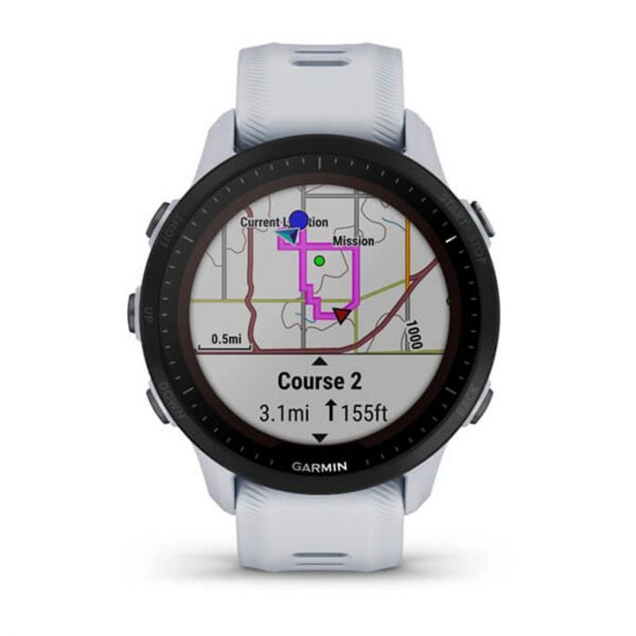 Смарт-годинник Garmin Forerunner 955 Solar White (010-02638-01)