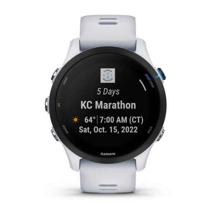 Смарт-годинник Garmin Forerunner 255 Music Whitestone (010-02641-21)