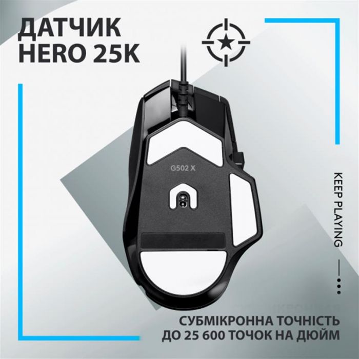 Мишка Logitech G502 X (910-006138) Black USB