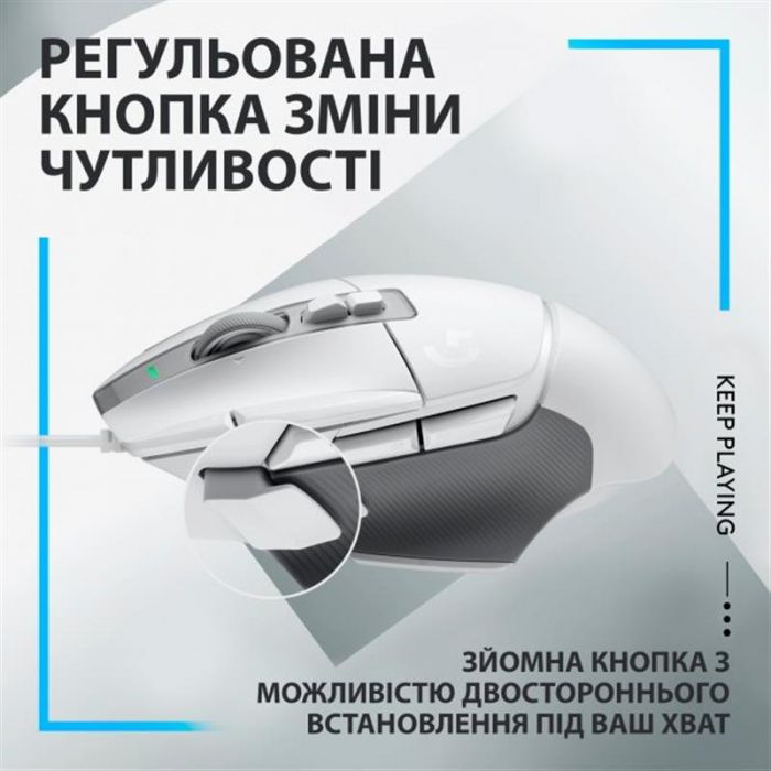 Мишка Logitech G502 X (910-006146) White USB