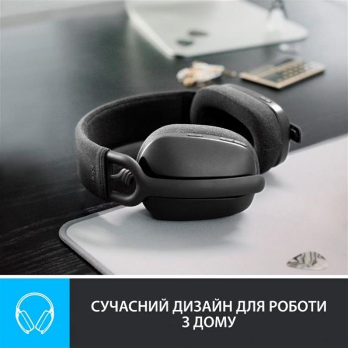 Bluetooth-гарнітура Logitech Zone Vibe 100 Wireless Graphite (981-001213)