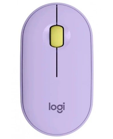 Мишка бездротова Logitech Pebble M350 (910-006752) Lavender Lemonade USB