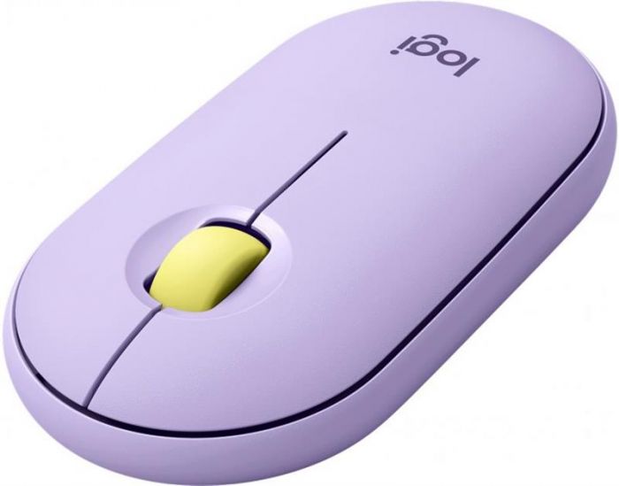 Мишка бездротова Logitech Pebble M350 Lavender Lemonade (910-006752)