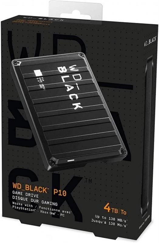 Зовнішній жорсткий диск 2.5" USB 4.0TB WD P10 Game Drive (WDBA3A0040BBK-WESN)