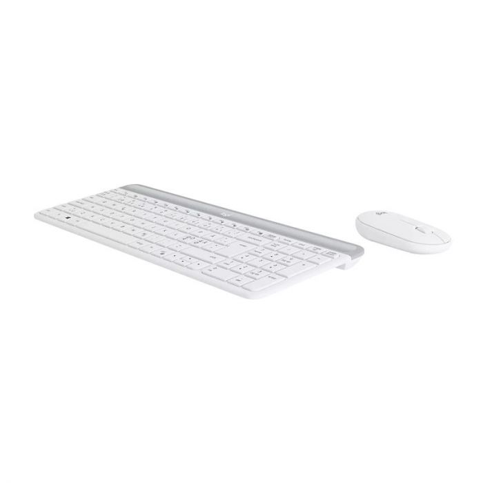 Комплект (клавіатура, мишка) бездротовий Logitech MK470 White USB (920-009205)