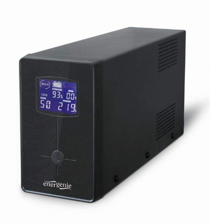 Джерело безперебійного живлення  Powercom RPT-2000AP Schuko (00210194) EnerGenie EG-UPS-032	 850VA LCD, USB