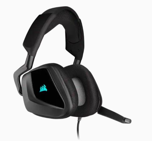 Гарнiтура Corsair Void RGB Elite USB Premium Gaming Headset with 7.1 Surround Sound Carbon (CA-9011203-EU)