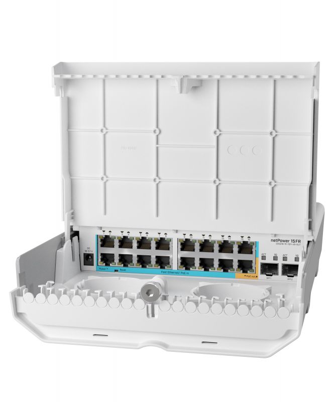 Комутатор MikroTik netPower 15FR (CRS318-1Fi-15Fr-2S-OUT)