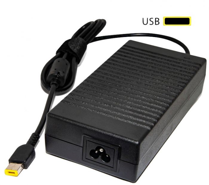 Блок живлення для ноутбука Lenovo 20V 8.5A 170W USB (AD107015) bulk