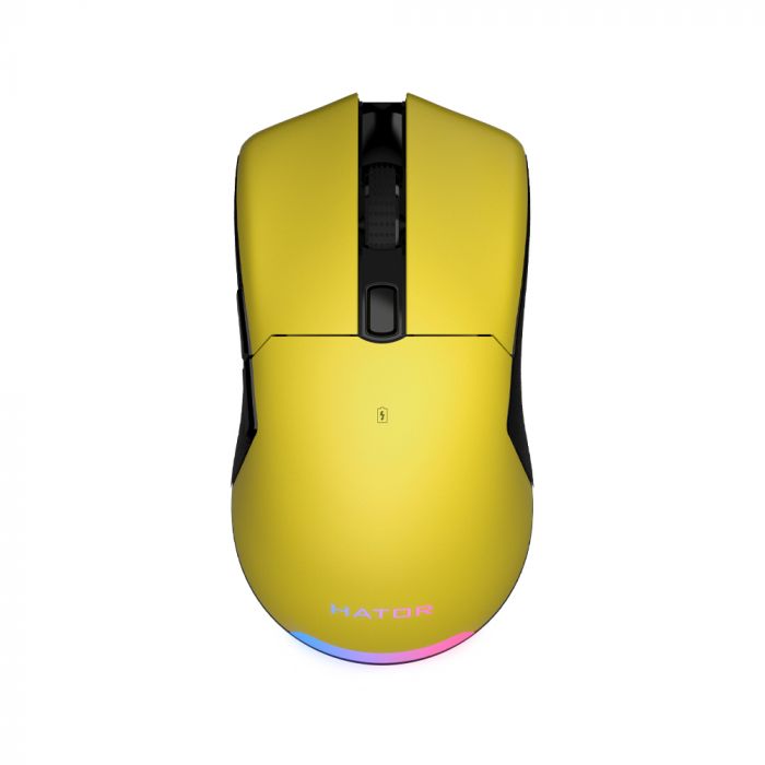 Мишка Hator Pulsar Wireless Yellow (HTM-318) USB