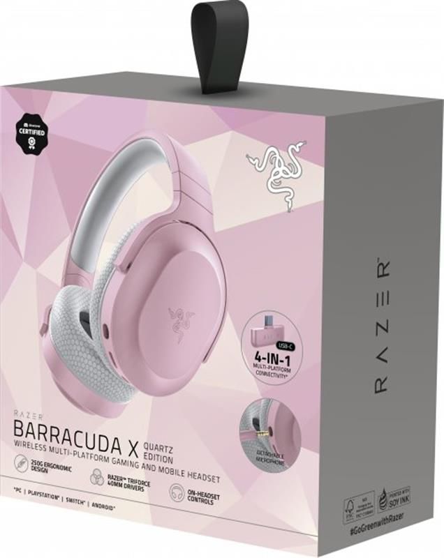 Bluetooth-гарнітура Razer Barracuda X Quartz Pink (RZ04-03800300-R3M1)