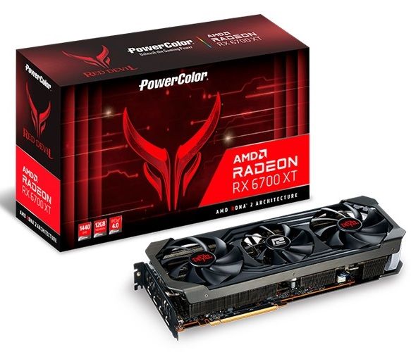 Відеокарта AMD Radeon RX 6700 XT 12GB GDDR6 Red Devil PowerColor (AXRX 6700XT 12GBD6-3DHE/OC)