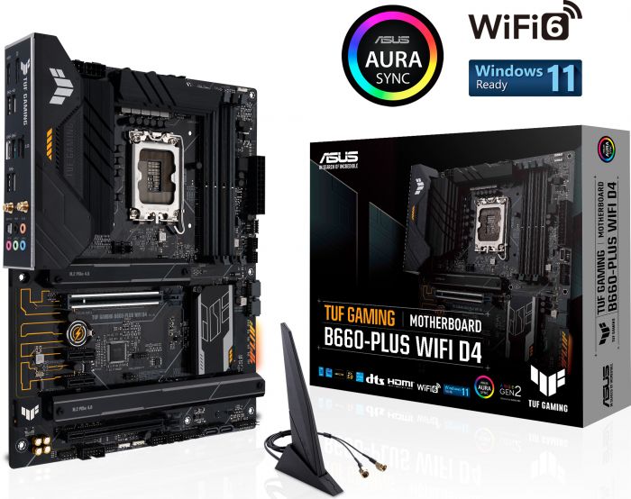 Материнська плата Asus TUF Gaming B660-Plus WiFi D4 Socket 1700