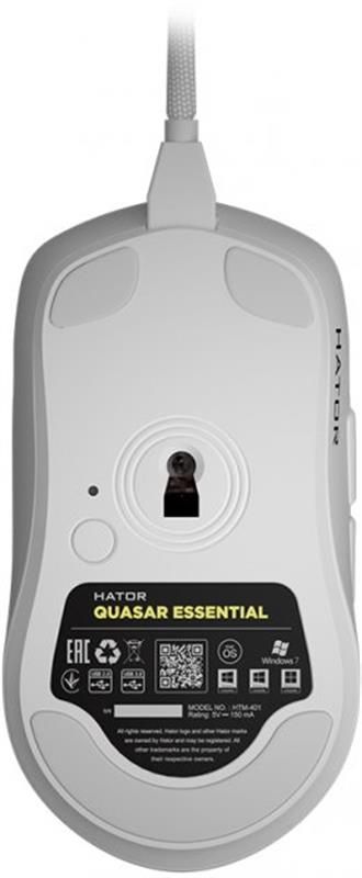 Мишка Hator Quasar Essential White (HTM-401) USB