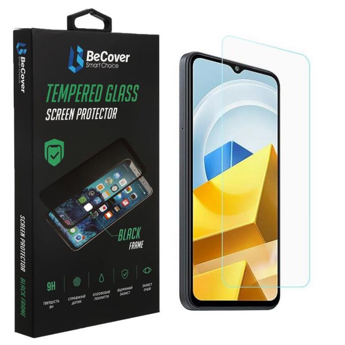 Захисне скло BeCover для Xiaomi Poco M5 Crystal Clear Glass 3D (708097)