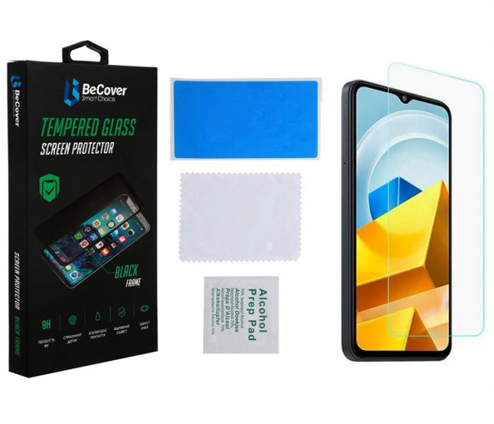 Захисне скло BeCover для Xiaomi Poco M5 Crystal Clear Glass 3D (708097)
