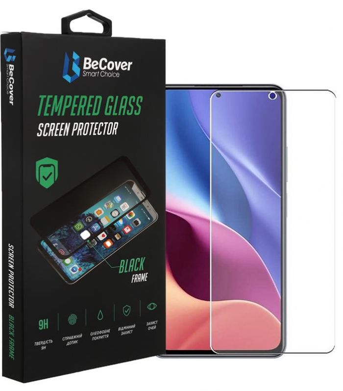 Захисне скло BeCover для Tecno Pova 3 (LF7n) Crystal Clear Glass 3D (708133)