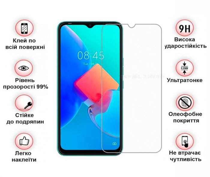 Захисне скло BeCover для Tecno Spark 9 Pro (KH7n) Crystal Clear Glass 3D (708135)