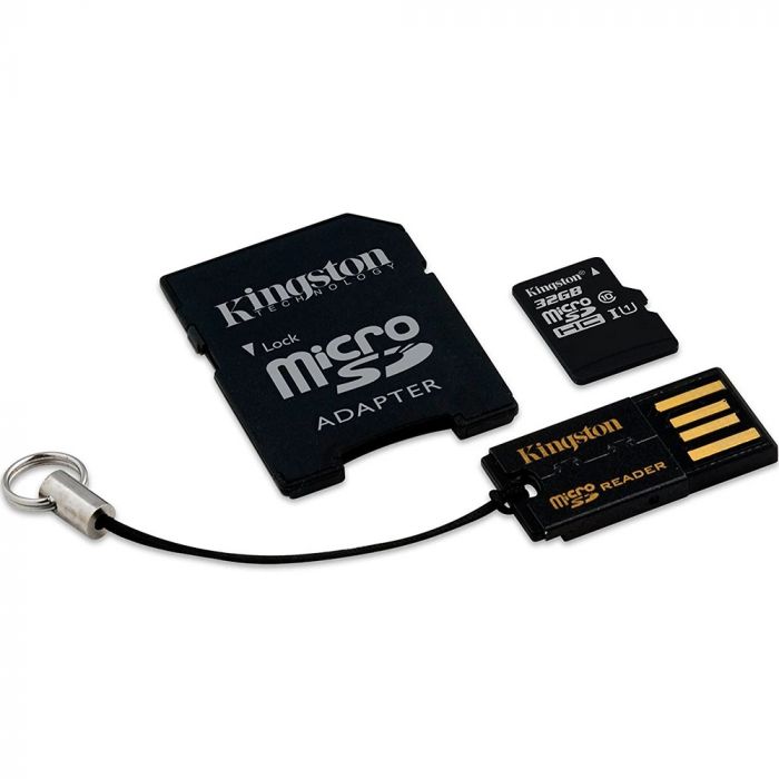 Карта пам`ятi MicroSDHC 32GB Class 10 Kingston Mobility Kit Gen 2 (MBLY10G2/32GB)