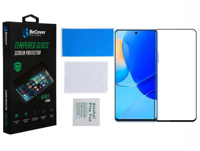 Захисне скло BeCover для Huawei Nova 9 SE Black (708139)