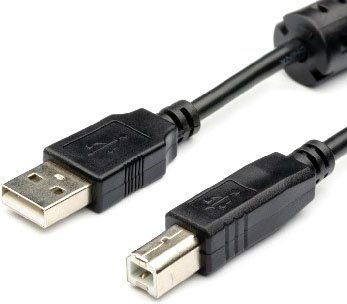 Кабель ATcom USB 2.0 AM/BM 1.5 м. ferrite core