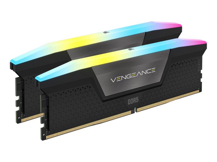 Модуль пам`ятi DDR5 2x16GB/5600 Corsair Vengeance RGB Black (CMH32GX5M2B5600C36K)