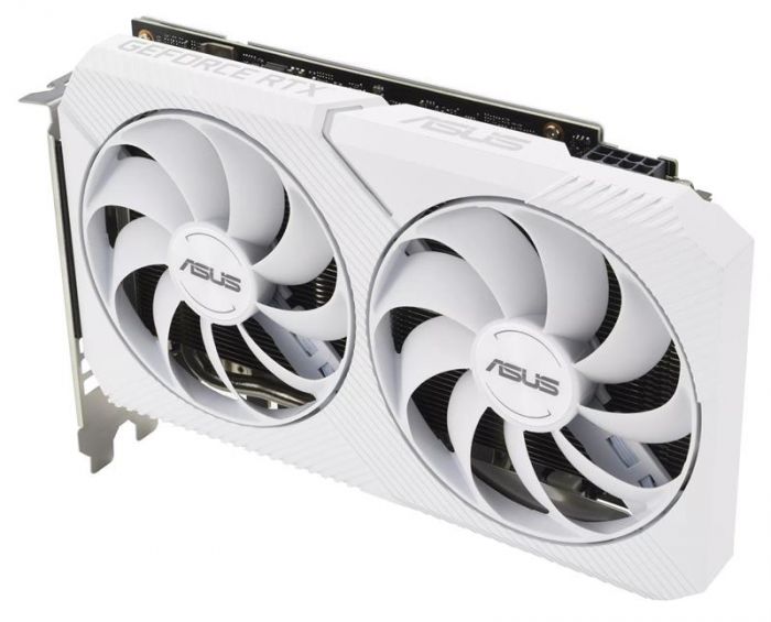 Відеокарта GF RTX 3060  8GB GDDR6 Dual OC White Asus (DUAL-RTX3060-O8G-WHITE)