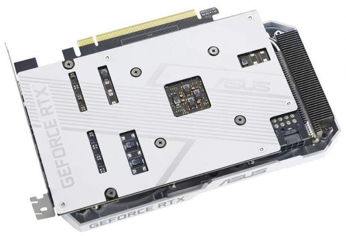 Відеокарта GF RTX 3060  8GB GDDR6 Dual OC White Asus (DUAL-RTX3060-O8G-WHITE)