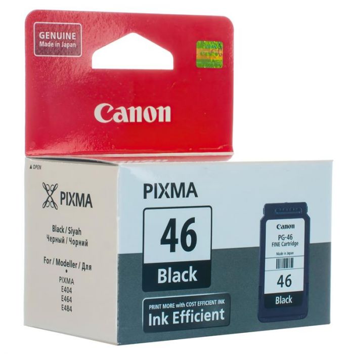 Картридж CANON (PG-46) Pixma E404/E464 Black (9059B001)