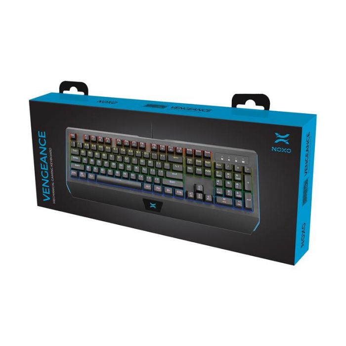 Клавіатура Noxo Vengeance Mechanical gaming keyboard, Blue Switches, Black (4770070882122)