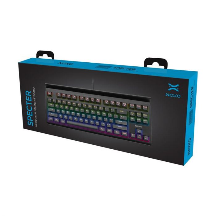 Клавіатура Noxo Specter Mechanical gaming keyboard, Blue Switches, Black (4770070882108)