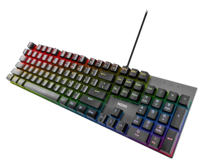 Клавіатура Noxo Retaliation Mechanical gaming keyboard, Blue switches, Black (4770070882085)