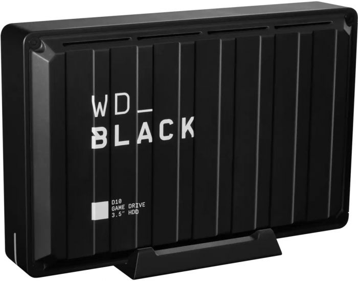 Зовнішній жорсткий диск 3.5" USB 8.0TB Black D10 Game Drive (WDBA3P0080HBK-EESN)