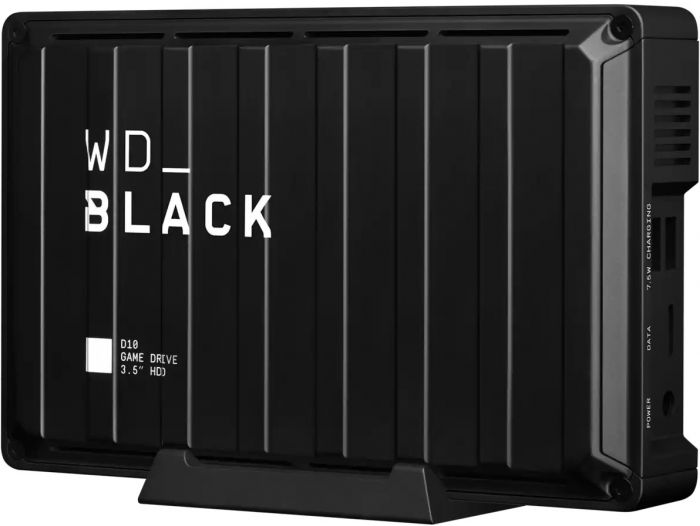 Зовнішній жорсткий диск 3.5" USB 8.0TB Black D10 Game Drive (WDBA3P0080HBK-EESN)