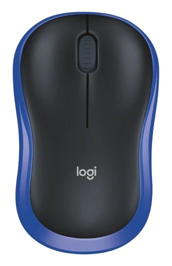 Мишка бездротова Logitech M185 (910-002239) Blue USB