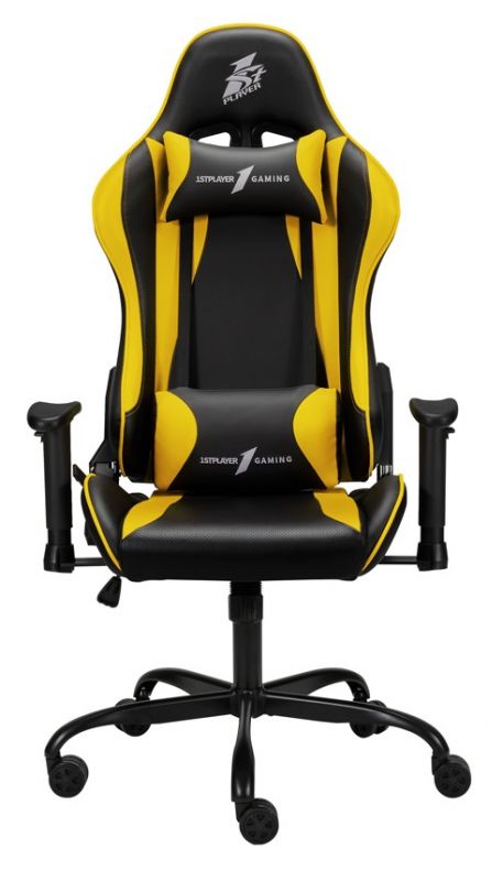 Крісло для геймерів 1stPlayer S01 Black-Yellow