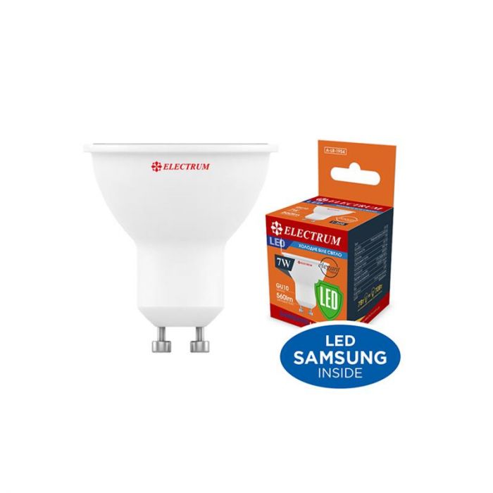Світлодіодна лампа MR-16 Electrum 7W GU10 4000K A-LR-1954