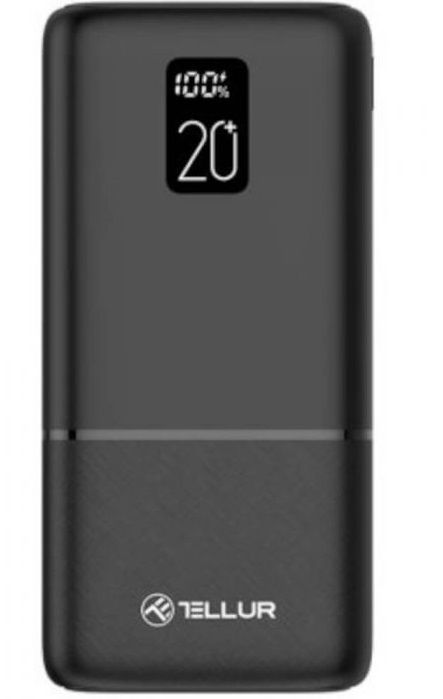 Універсальна мобільна батарея Tellur PD202 Boost Pro 20000mAh Black (TLL158351)