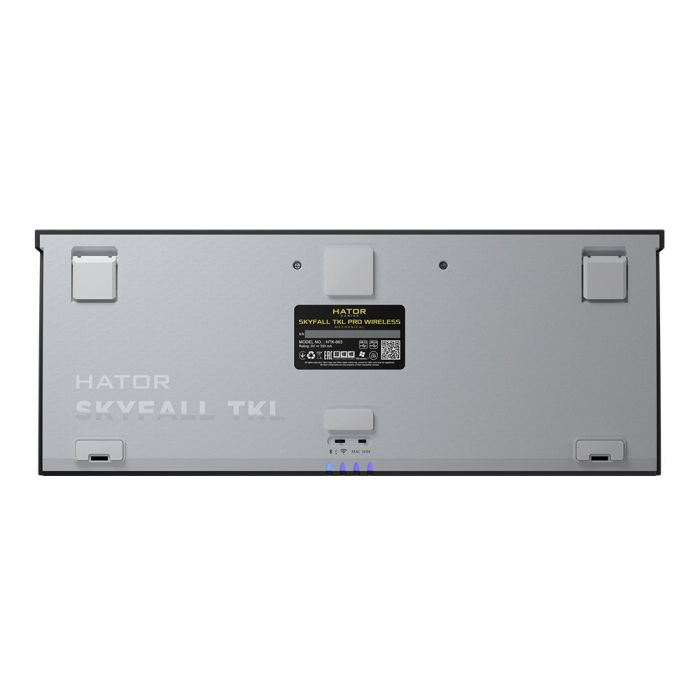 Клавіатура бездротова Hator Skyfall TKL Pro Wireless ENG/UKR/RUS (HTK-663) Black