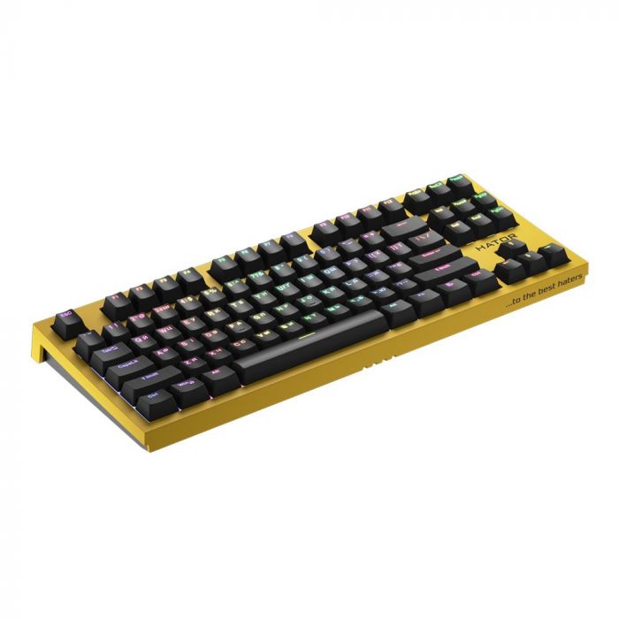 Клавіатура бездротова Hator Skyfall TKL Pro Wireless ENG/UKR/RUS (HTK-668) Yellow