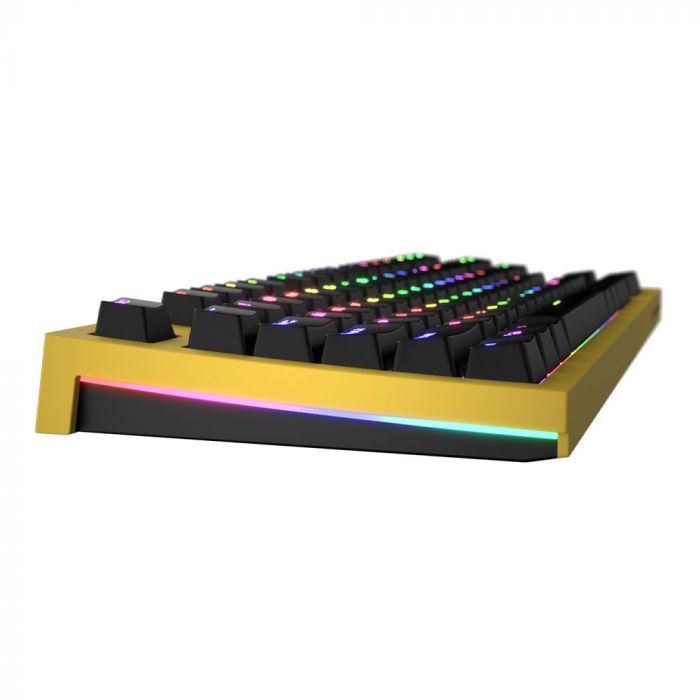 Клавіатура бездротова Hator Skyfall TKL Pro Wireless Yellow (HTK-668)