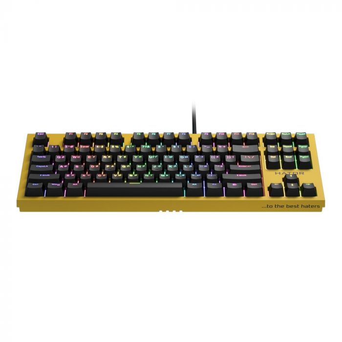 Клавіатура Hator Skyfall TKL Pro Yellow (HTK-657)