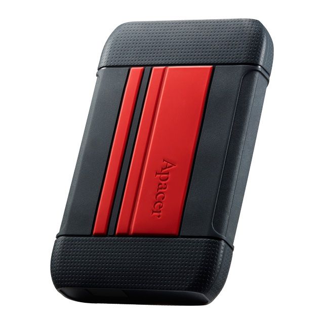 Зовнішній жорсткий диск 2.5" USB 1TB Apacer AC633 Black/Red (AP1TBAC633R-1)