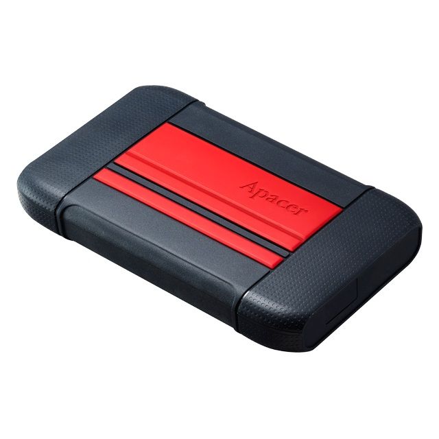 Зовнішній жорсткий диск 2.5" USB 1TB Apacer AC633 Black/Red (AP1TBAC633R-1)