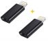 Адаптер XoKo AC-015 USB Type-C-Lightning Black 2шт. (XK-AC015-BK2)