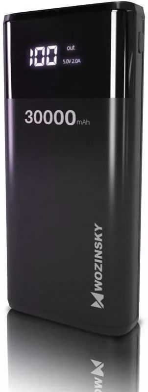 Універсальна мобільна батарея Wozinsky WPB-001BK Bipow 30000mAh Black (WPB-001BK/28829)