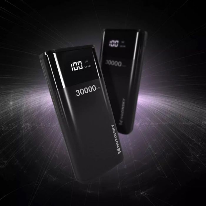 Універсальна мобільна батарея Wozinsky WPB-001BK Bipow 30000mAh Black (WPB-001BK/28829)