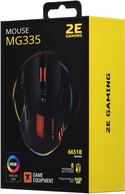 Мишка 2E Gaming MG335 Black (2E-MG335UB) USB