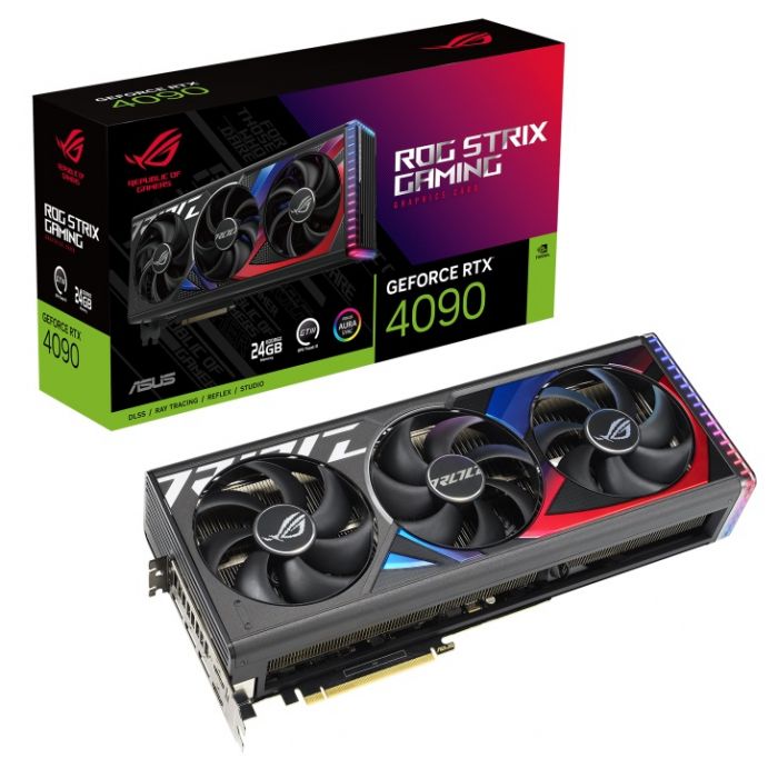 Відеокарта GF RTX 4090 24GB GDDR6X ROG Strix Gaming Asus (ROG-STRIX-RTX4090-24G-GAMING)