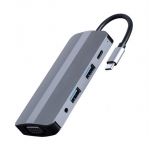 Док-станція Cablexpert USB-C 8-в-1 (A-CM-COMBO8-02) USB 3.0/HDMI//VGA/PD/картридер/стерео-аудіо Док-станція Cablexpert USB-C 8-в-1 (A-CM-COMBO8-02) USB 3.0/HDMI//VGA/PD/картридер/стерео-аудіо